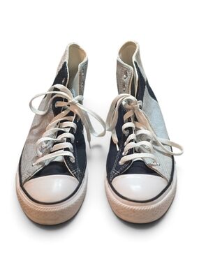 Classic UV High-Top Canvas Sneakers for Men Or Women- Black & Gray